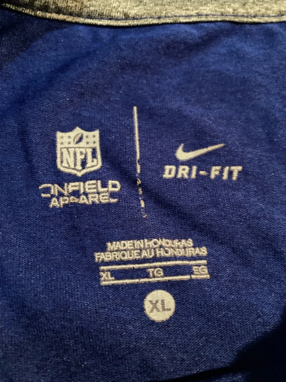 Nike New York Giants Football Dri-Fit T-shirt